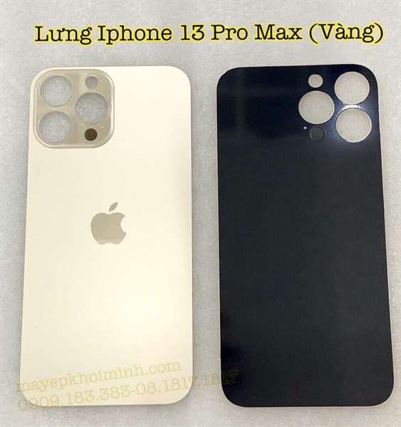 Lưng Iphone 13 Pro Max ( Vàng ) - Cam Lớn